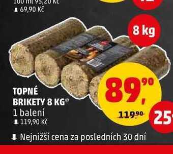 Penny Market Topné brikety, 8 kg nabídka
