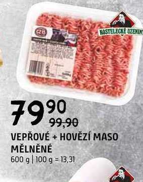 Terno Vepřové + hovězí maso mělněné 600 g nabídka