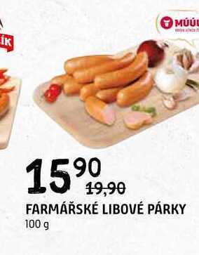 Terno Farmářské libové párky 100 g nabídka
