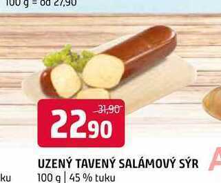Terno Uzený tavený salámový sýr 100 g nabídka