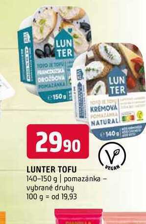 Terno Lunter tofu 140-150 g nabídka