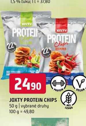 Terno Joxty protein chips 50 g nabídka