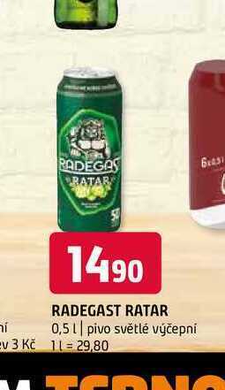 Terno Radegast ratar 0,5 l nabídka
