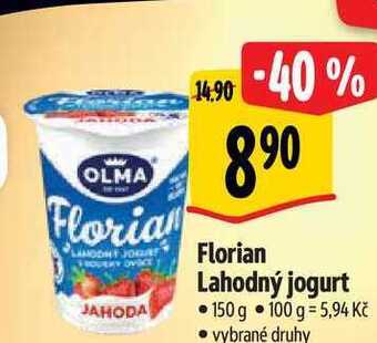 Albert Florian lahodný jogurt 150 g nabídka