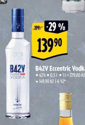Albert B42v b42v eccentric vodka 0,5 l nabídka