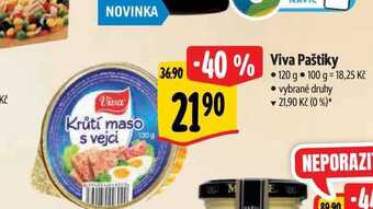 Albert Viva paštiky 120 g nabídka