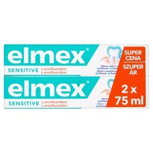 Albert Elmex zubní pasta 2 x 75ml, vybrané druhy nabídka