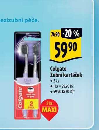 Albert Colgate zubní kartáček 2 ks nabídka