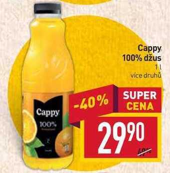 Billa Cappy 100% džus 1l nabídka