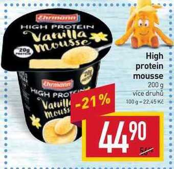 Billa High protein mousse 200 g nabídka