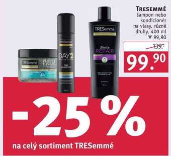 Rossmann Tresemmé šampon na vlasy, 400 ml nabídka