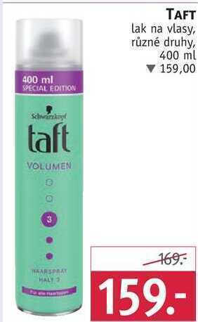 Rossmann Taft lak na vlasy, 400 ml nabídka