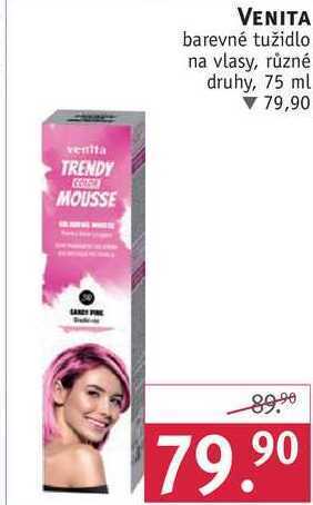 Rossmann Venita barevné tužidlo na vlasy, 75 ml nabídka