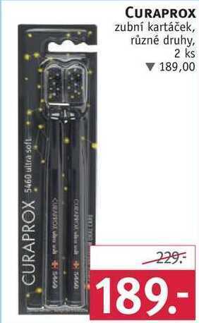 Rossmann Curaprox zubní kartáček, 2 ks nabídka