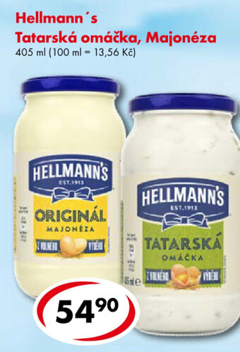 CBA Hellmann's Tatarská omáčka, Majonéza nabídka