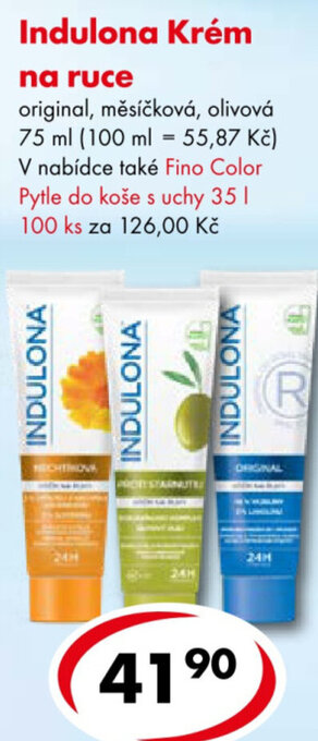 CBA Indulona Krém na ruce nabídka
