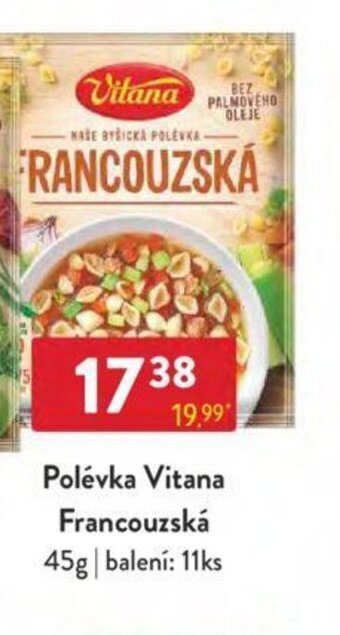 Qanto Polévka Vitana Francouzská 45g nabídka