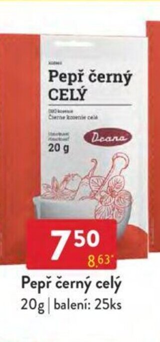 Qanto Pepř černý celý 20g nabídka