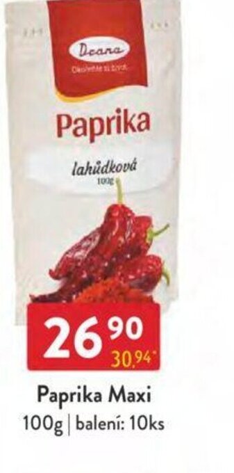 Qanto Paprika Maxi nabídka