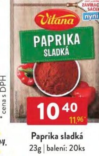 Qanto Paprika sladká nabídka