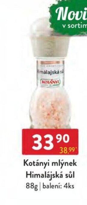 Qanto Kotányi mlýnek Himalájská sůl nabídka