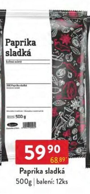 Qanto Paprika sladká 500g nabídka