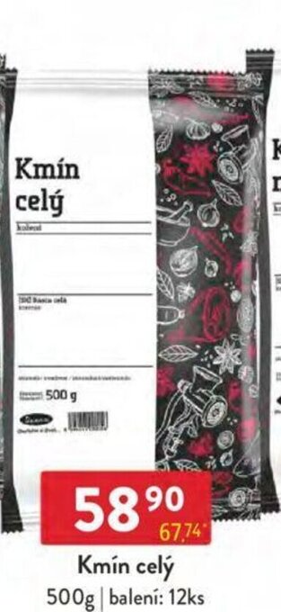 Qanto Kmín celý 500g nabídka