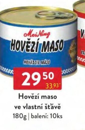 Qanto Hovězí maso ve vlastní šťávě nabídka