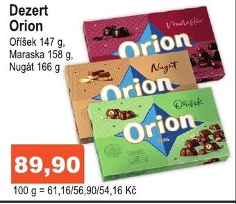 COOP DISKONT Dezert Orion nabídka