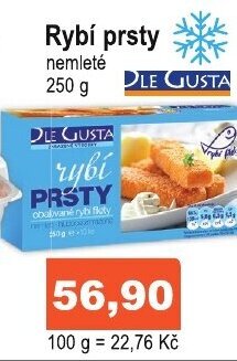 COOP DISKONT Rybí prsty nabídka