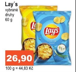 COOP DISKONT Lay's nabídka