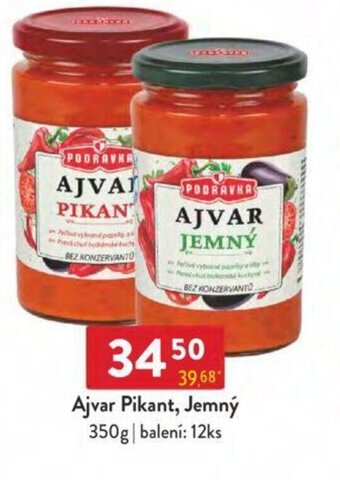 Qanto Ajvar Pikant, Jemný nabídka