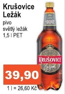 COOP DISKONT Krušovice Ležák nabídka