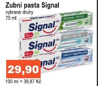 COOP DISKONT Zubní pasta Signal nabídka