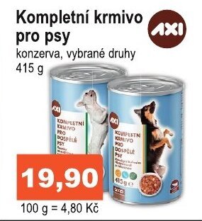 COOP DISKONT Kompletní krmivo pro psy nabídka