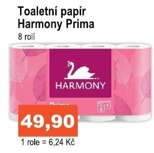 COOP DISKONT Toaletní papír Harmony Prima nabídka