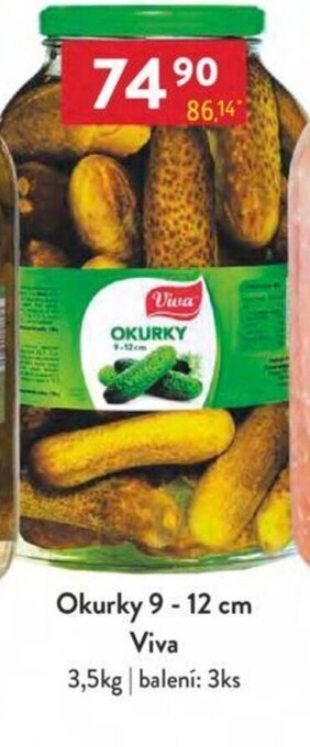 Qanto Okurky 9 - 12 cm Viva nabídka