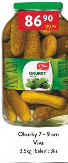 Qanto Okurky 7-9 cm Viva nabídka