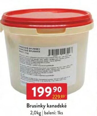 Brusinky kanadské 2,0kg