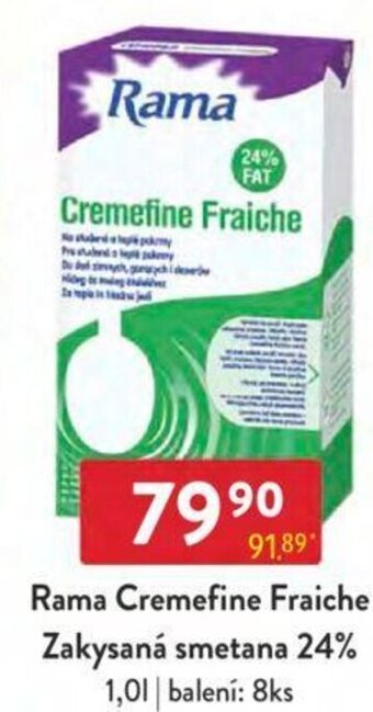Qanto Rama Cremefine Fraiche Zakysaná smetana 24% nabídka