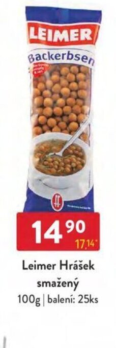 Qanto Leimer Hrášek smažený 100g nabídka