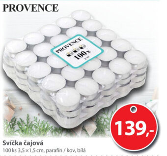 Kitos Svíčka čajová nabídka