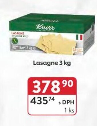 Qanto Knorr Lasagne 3 kg nabídka