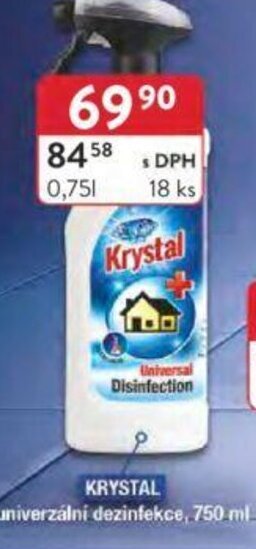 KRYSTAL univerzálni dezinfekce, 750 ml
