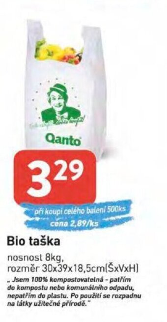 Qanto Bio taška nabídka