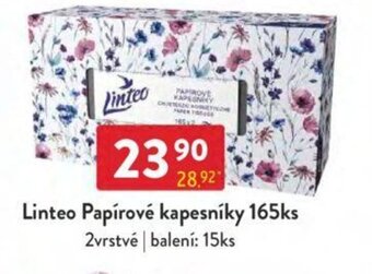 Qanto Linteo Papírové kapesníky 165ks nabídka