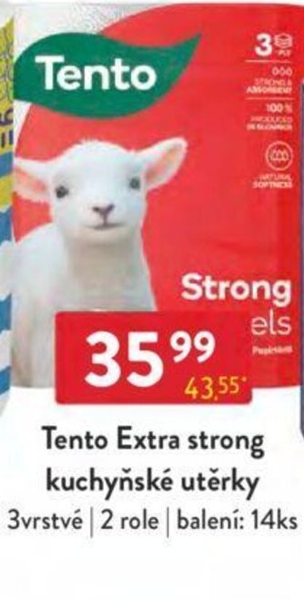 Qanto Tento Extra strong kuchyňské utěrky nabídka