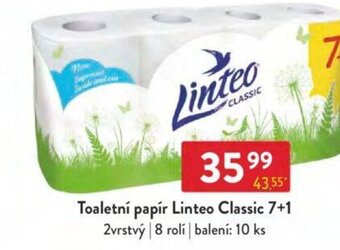 Qanto Toaletní papír Linteo Classic 7+1 nabídka