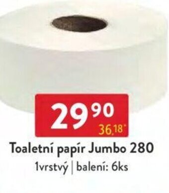 Qanto Toaletní papír Jumbo 280 nabídka