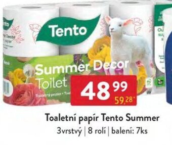 Qanto Toaletní papír Tento Summer nabídka